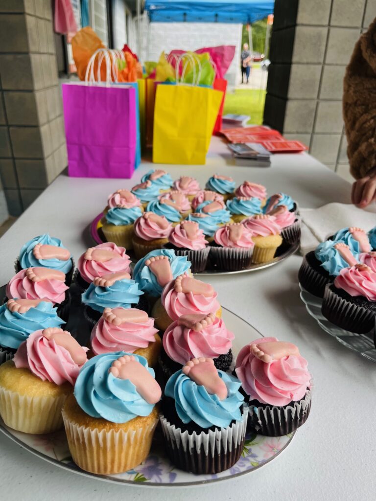 cupcakes with a tiny foot print